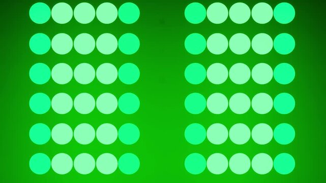 Dual Glowing Pillars Rising Symmetrically on a Deep Green Backdrop