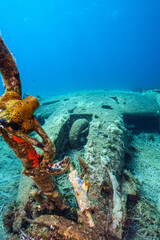 Beechcraft RU-21A Aircraft Wreck Dive in Anavyssos Bay © Evgenios