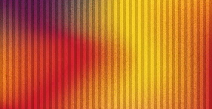 Vivid orange yellow striped background with red and purple blur