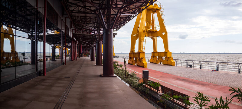 Esta&ccedil;&atilde;o das Docas cidade de Bel&eacute;m do Par&aacute; Brasil  