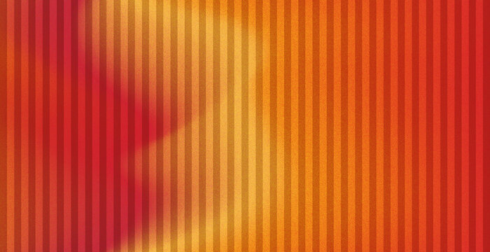 Orange red striped background with a golden curved light gradient