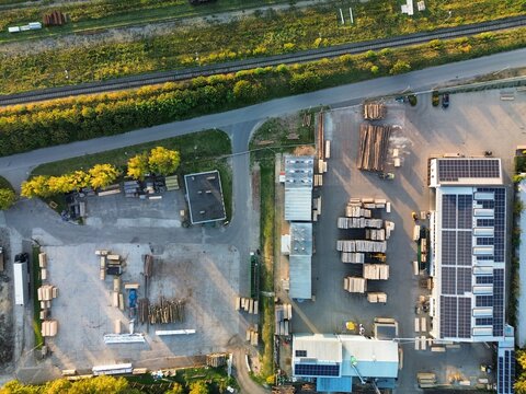 Eco friendly wood processing plant and clean energy generation
