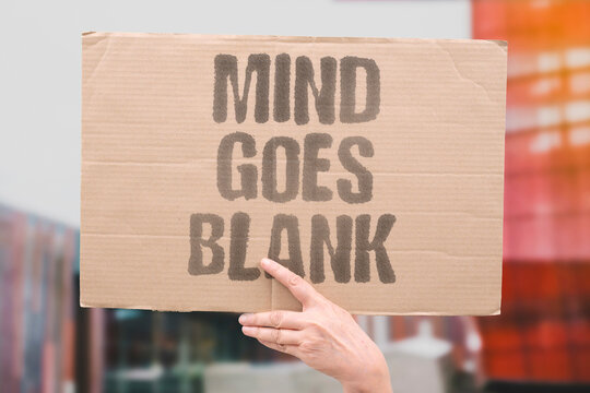 "Mind goes blank" Words disappear when you negotiate. NERVOUS. BLANK. MIND. WORDS. FREEZE.