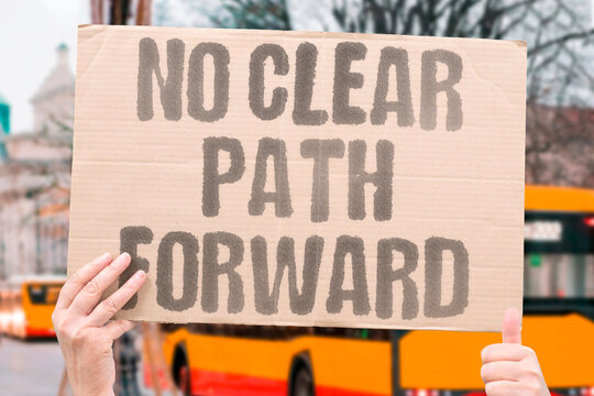 "No clear path forward" Government lacks consensus now. GOVERNMENT. STUCK. PLAN. IMPASSE.
