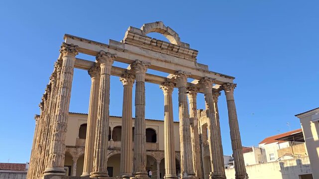 Temple of Diana in Merida, Spain