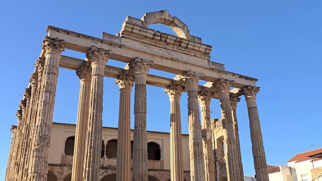 Temple of Diana in Merida, Spain