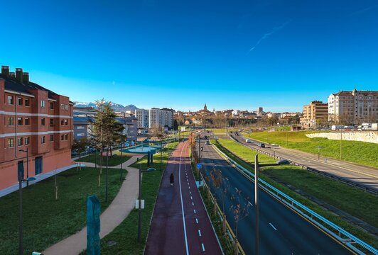 Urban Greenway in Oviedo Asturias