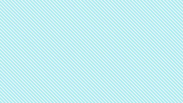 Seamless scrolling aqua and cyan stripes pattern, looping animated background for video titles and streams, 4K 58 seconds