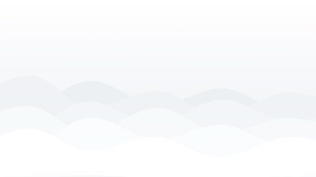 Abstract wave motion graphic loop with soft layered shape and smooth texture