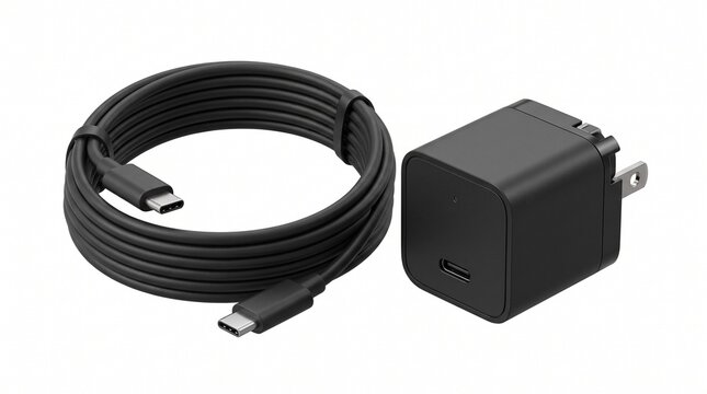 USB C Power Adapter and Charging Cable Set