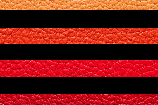 Colorful Striped Pebble Leather Texture Background Macro