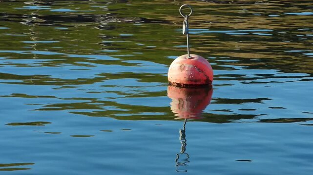 Buoy in K&aring;seberga harbour, Ystad Municipality, Sk&aring;ne County, Sweden, Scandinavia