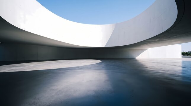 A circular opening in the roof allows natural sunlight to beam down onto the polished floor of this spacious area which serves as a peaceful refuge for visitors exploring the massive