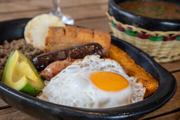typical Colombian food, bandeja paisa © Daniel Escobar Photo