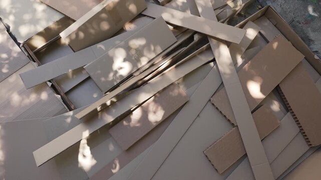 Used Cardboard Boxes. Recycle shipping materials, Zero Waste Box