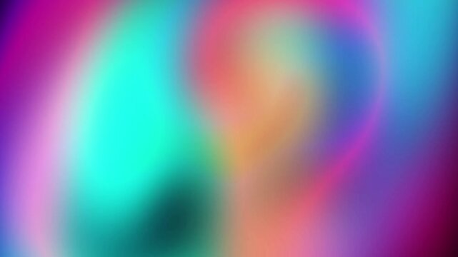 Vibrant cyan magenta orange and turquoise gradient background loop with subtle glowing liquid light reflections Perfect for aesthetic presentation backgrounds and intros