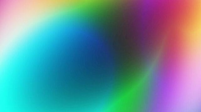 Vibrant electric cyan emerald green and deep blue gradient background loop with subtle glowing liquid light reflections Perfect for aesthetic presentation backgrounds and intros