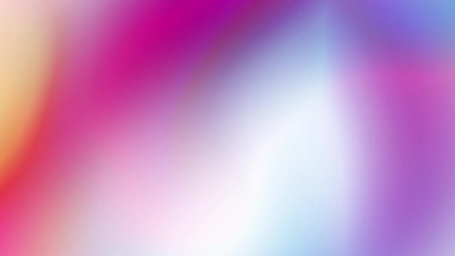 Soft dreamy pastel magenta pink purple and white gradient motion loop featuring smooth glowing wave light Perfect for stylish video intros and creative overlays