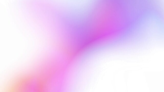 Soft clean white magenta pink and soft purple pastel gradient background loop with subtle glowing liquid light reflections Perfect for aesthetic presentation backgrounds and intros