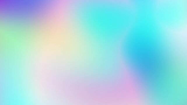 Soft aesthetic pastel purple cyan and bright lavender gradient motion loop featuring smooth glowing fluid light blur Perfect for modern presentation backgrounds and intros