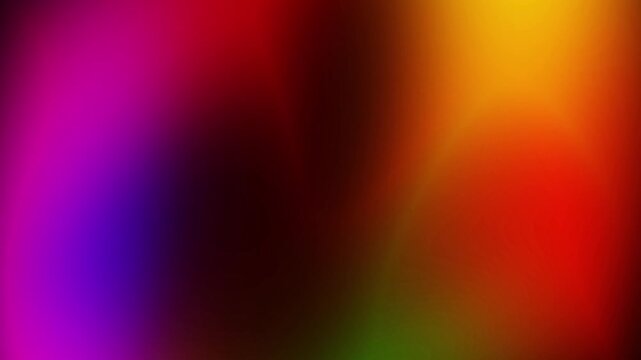 Vibrant red magenta green and dark shadow gradient background loop with subtle glowing liquid light reflections Perfect for aesthetic presentation backgrounds and intros