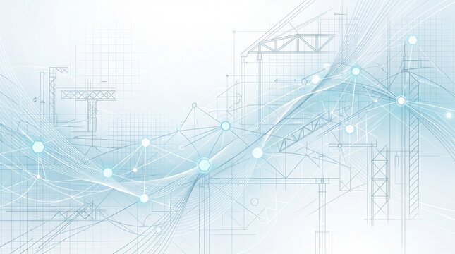 Digital Construction Engineering Network Background