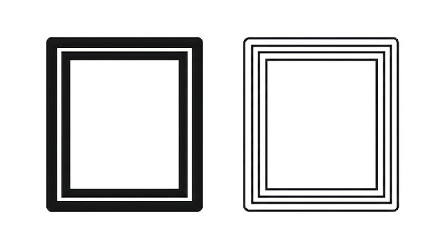 Minimalist layered border frames design