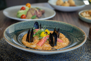 risotto with shrimps © Daniel Escobar Photo