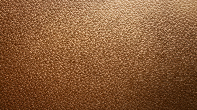 型押しレザーの凹凸に斜光が差すテクスチャ背景 / Embossed Leather Grain with Raking Light Background
