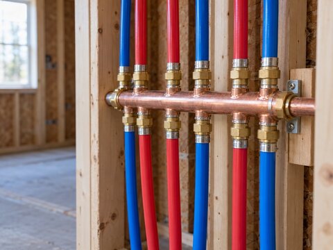 PEX basement manifold