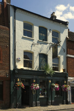 Eton, England - 29th July 2026: The Henry VI public house on the High Street, Eton, Berkshire