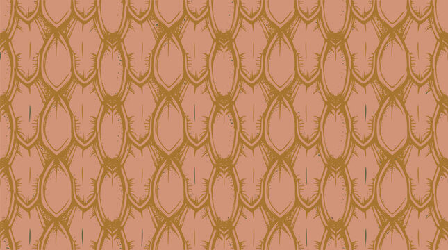 Elegant Pattern Design with Gold and Pink Highlights for Decorative Use