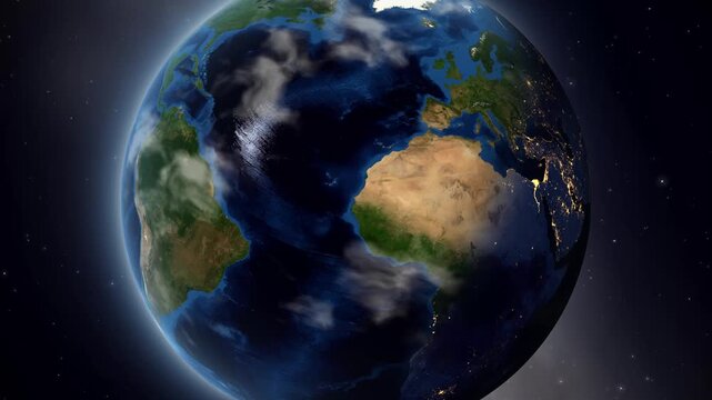 Earth Zoom In to Palma Mallorca Spain Satellite Map