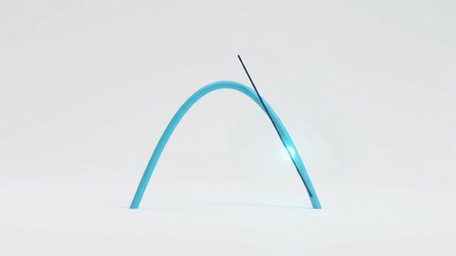 Calculus Derivative Tangent Line and Mathematical Curve Animation