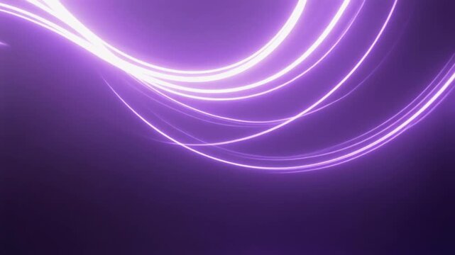 Abstract Cinematic Pastel Lilac Light Trails Motion Background