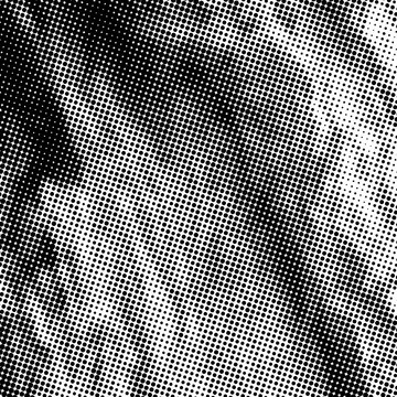 Minimal Monochrome Halftone Brush Texture