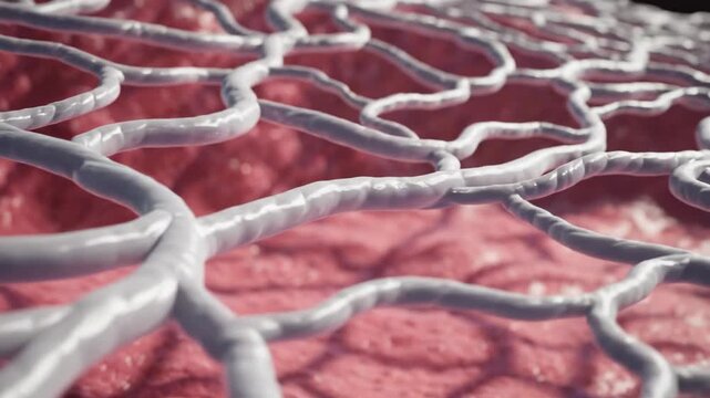 Close Up View of Fishing Net Rope Pattern with Knots and Detailed Marine Equipment Texture for Fishing, Boating and Outdoor Adventure Concepts