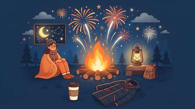 Guy Fawkes Night Bonfire Night Vector Illustration Collection