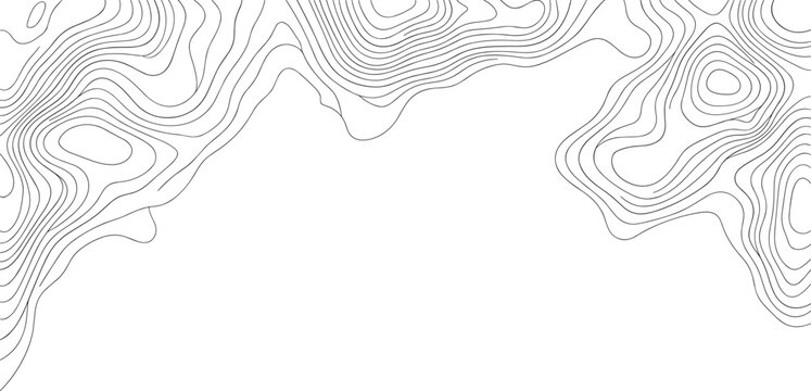 Topographic map line patterns create abstract terrain background.