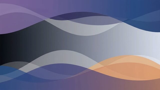 Abstract Wavy Background with Gradient Layers for Modern Design Projects