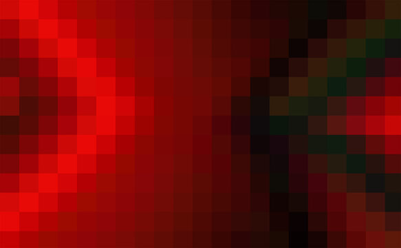 Abstract red pixel background with dark and light square shapes in a mosaic pattern for modern graphic design projects and digital art textures