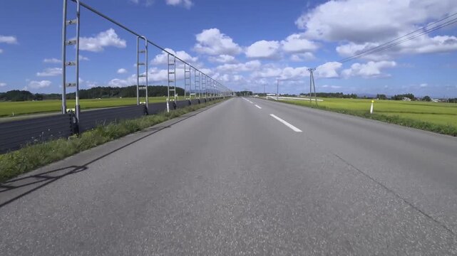 津軽半島280号線をドライブする