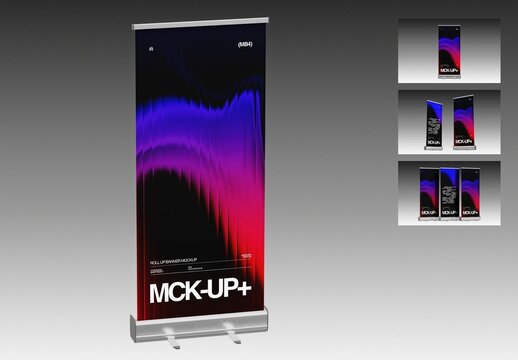 Roll Up Banner Mockup