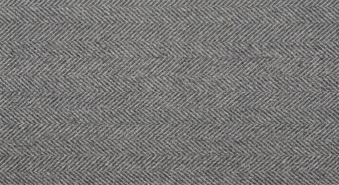 Seamless gray herringbone wool suiting fabric texture