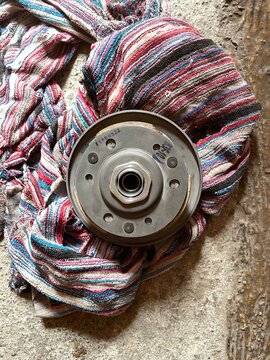 close up of CVT motor