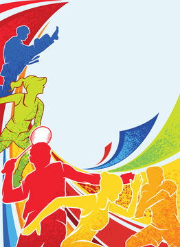 Asean Sport Games  Background Vector. Asean Sports Day Illustration. Graphic Design for the decoration of gift certificates, banners, and flyer
