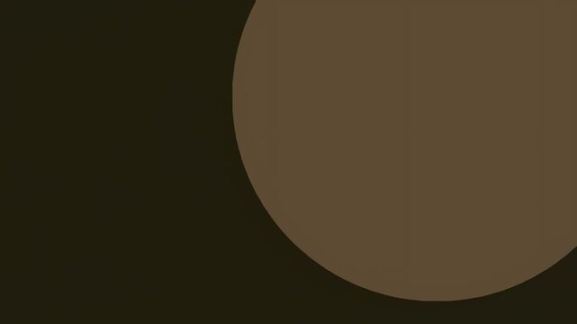Brown geometric semicircles and circles pattern on black background