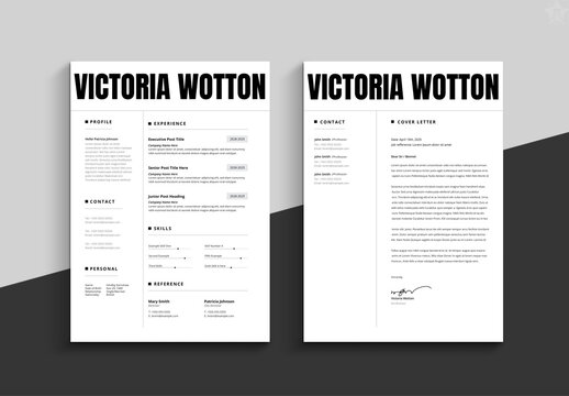 Clean Resume Layout