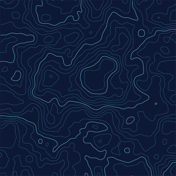 Textura de l&iacute;neas topogr&aacute;ficas en tono azul marino