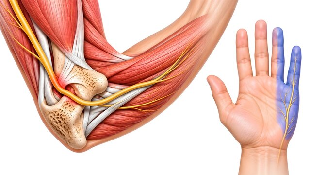 Ulnar Nerve Compression at Cubital Tunnel With Hand Tingling